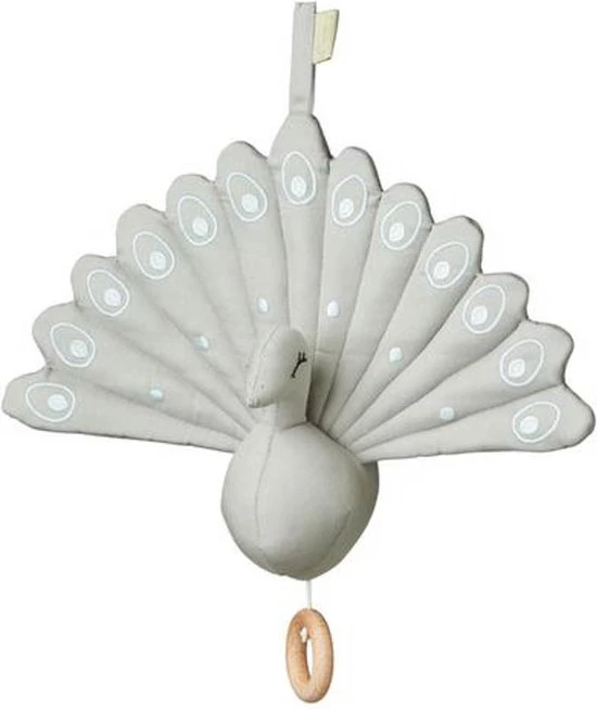 CamCam Copenhagen Cam Cam Copenhagen - Muziekmobiel Pauw - Muziekmobielen - Grey - 3 CamCam Copenhagen Cam Cam Copenhagen - Muziekmobiel Pauw - Muziekmobielen - Grey -