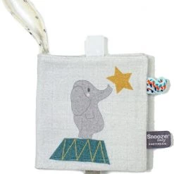 Snoozebaby Ontdekboekje -met Knisper - Ideaal Voor In De Buggy - Makkelijk Te Bevestigen.