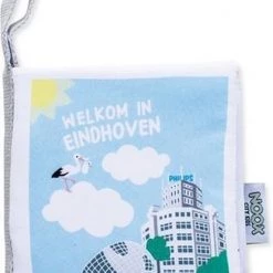 NOOX City Kids Zacht Babyboekje Eindhoven - Fairly Made - In Mooie Geschenkverpakking - Duurzaam En Origineel Kraamcadeau