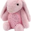 Luna Babyprojector Konijn 25 X 27 X 19 Cm Pluche Roze