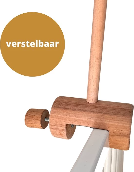 Dearmaya.com - Houten Mobielhouder - Babykamer - Muziekmobiel - 100% Hout - Boxmobiel Standaard - Boxmobiel Houder 6 Dearmaya.com - Houten Mobielhouder - Babykamer - Muziekmobiel - 100% Hout - Boxmobiel Standaard - Boxmobiel Houder - Afbeelding 4
