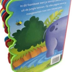 Splendid Uitgeverij Baby's Foamboek - Dieren In De Jungle - Zacht Boekje Voor De Kleine Handjes -Goedkope muziekmobielen winkel 550x712