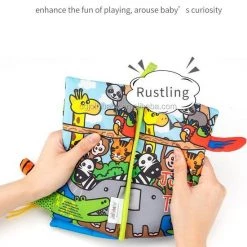 Jollybaby Baby Speelgoed/knisperboekje/baby Born/boek Voor Kinderen/Educatief Baby Speelgoed /Zacht Baby Boek /Zacht Speelgoed/Speelgoed Voor Baby/ Speelgoed Voor Kinderen/ "Farm Tails" Thema -Goedkope muziekmobielen winkel 550x722 1