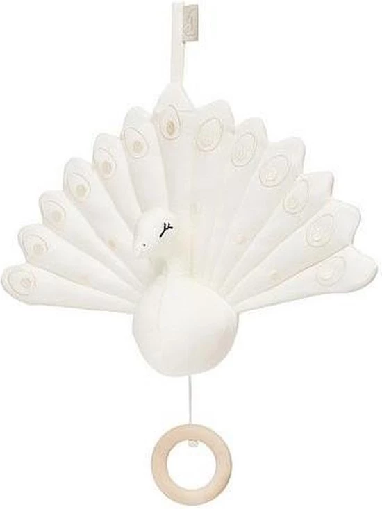 CamCam Copenhagen Cam Cam Copenhagen - Muziekmobiel Pauw - Muziekmobielen - Creme - 18 CamCam Copenhagen Cam Cam Copenhagen - Muziekmobiel Pauw - Muziekmobielen - Creme - - Afbeelding 16