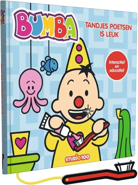 Gert Verhulst Studio 100 Leesboek Interactief Bumba: Tandjes Poetsen Is Leuk 4 Gert Verhulst Studio 100 Leesboek Interactief Bumba: Tandjes Poetsen Is Leuk - Afbeelding 2