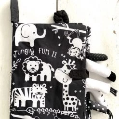 Merkloos MixG | Knisperboekje | Baby | Zwart / Wit | Engels/English