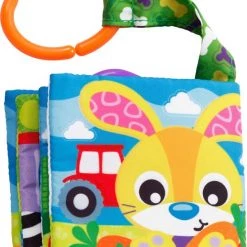 Playgro Activiteitenboekje Boederijdieren - Bijtboekje - Bijtprofiel - Pieper -Goedkope muziekmobielen winkel 550x761