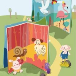 Tumama® Knisperboekje Baby Eerste Jaar “Dieren Vleugels“ Voelboekje - Sinterklaas Kerst Cadeau - Educatief Voel Knisper Boek Speelgoed -Goedkope muziekmobielen winkel 550x761 3