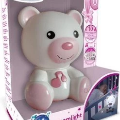 Chicco Nachtlampje Dreamlight Bear Meisjes 14 Cm Wit/roze -Goedkope muziekmobielen winkel 550x771 2