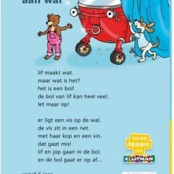 Lida Dijkstra Leren Lezen Met Kluitman - De Bol Van Lif. Een Vis Aan Wal -Goedkope muziekmobielen winkel 550x775