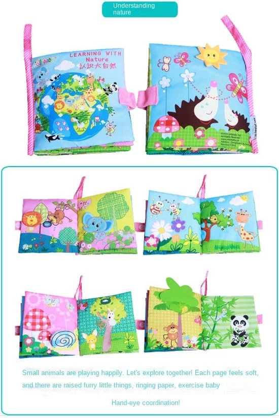 Jollybaby Baby Boek/knisperboekje /Educatief Speelgoed /sinterklaas/ Kerstcadeau/ Smartgames Voor Kinderen/baby Born/Zacht Baby Boek /Zacht Speelgoed/Speelgoed Voor Baby/ Speelgoed Voor Kinderen/ Learning With Nature Thema 11 Jollybaby Baby Boek/knisperboekje /Educatief Speelgoed /sinterklaas/ Kerstcadeau/ Smartgames Voor Kinderen/baby Born/Zacht Baby Boek /Zacht Speelgoed/Speelgoed Voor Baby/ Speelgoed Voor Kinderen/ Learning With Nature Thema - Afbeelding 9