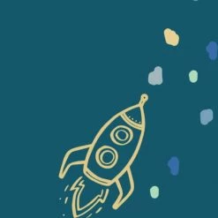 Merkloos Jep-Kids Smaragdgroen Vriendenboekje Voor Jongens 190806