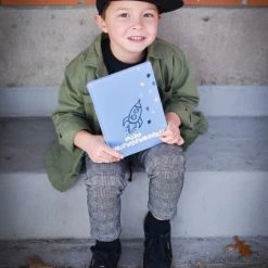 Merkloos Jep-Kids Oudblauw Vriendenboekje Voor Jongens 190812 -Goedkope muziekmobielen winkel 550x825 27