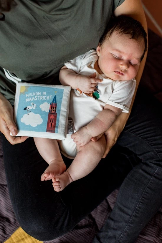 NOOX City Kids Zacht Babyboekje Maastricht - Fairly Made - In Mooie Geschenkverpakking - Duurzaam En Origineel Kraamcadeau 5 NOOX City Kids Zacht Babyboekje Maastricht - Fairly Made - In Mooie Geschenkverpakking - Duurzaam En Origineel Kraamcadeau - Afbeelding 3
