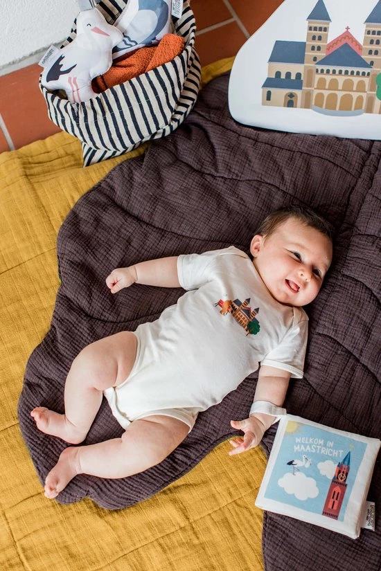 NOOX City Kids Zacht Babyboekje Maastricht - Fairly Made - In Mooie Geschenkverpakking - Duurzaam En Origineel Kraamcadeau 7 NOOX City Kids Zacht Babyboekje Maastricht - Fairly Made - In Mooie Geschenkverpakking - Duurzaam En Origineel Kraamcadeau - Afbeelding 5